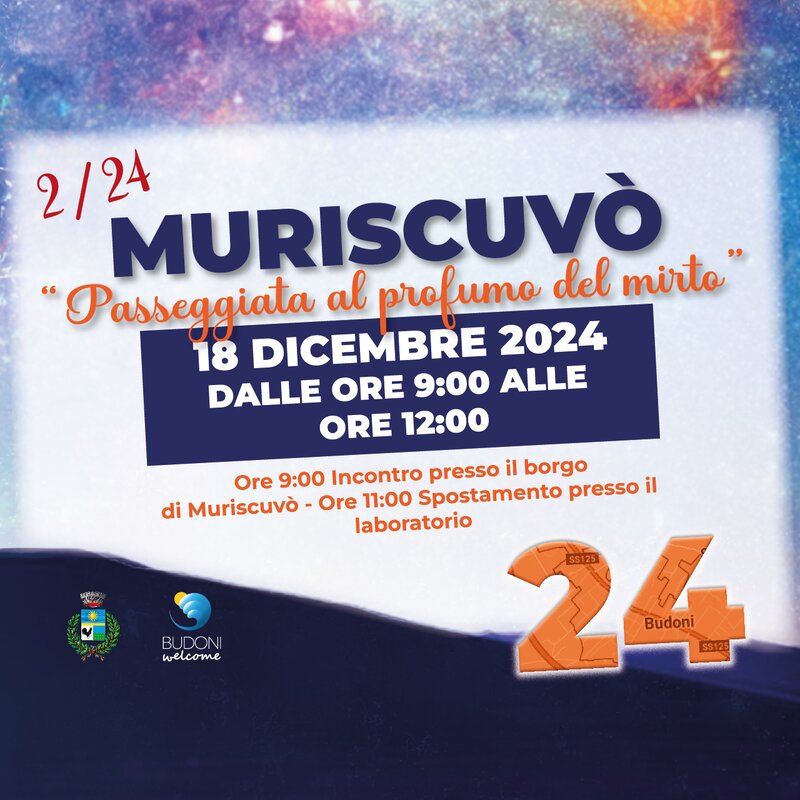 2/24 Muriscuvò. Passeggiata al Profumo Di Mirto